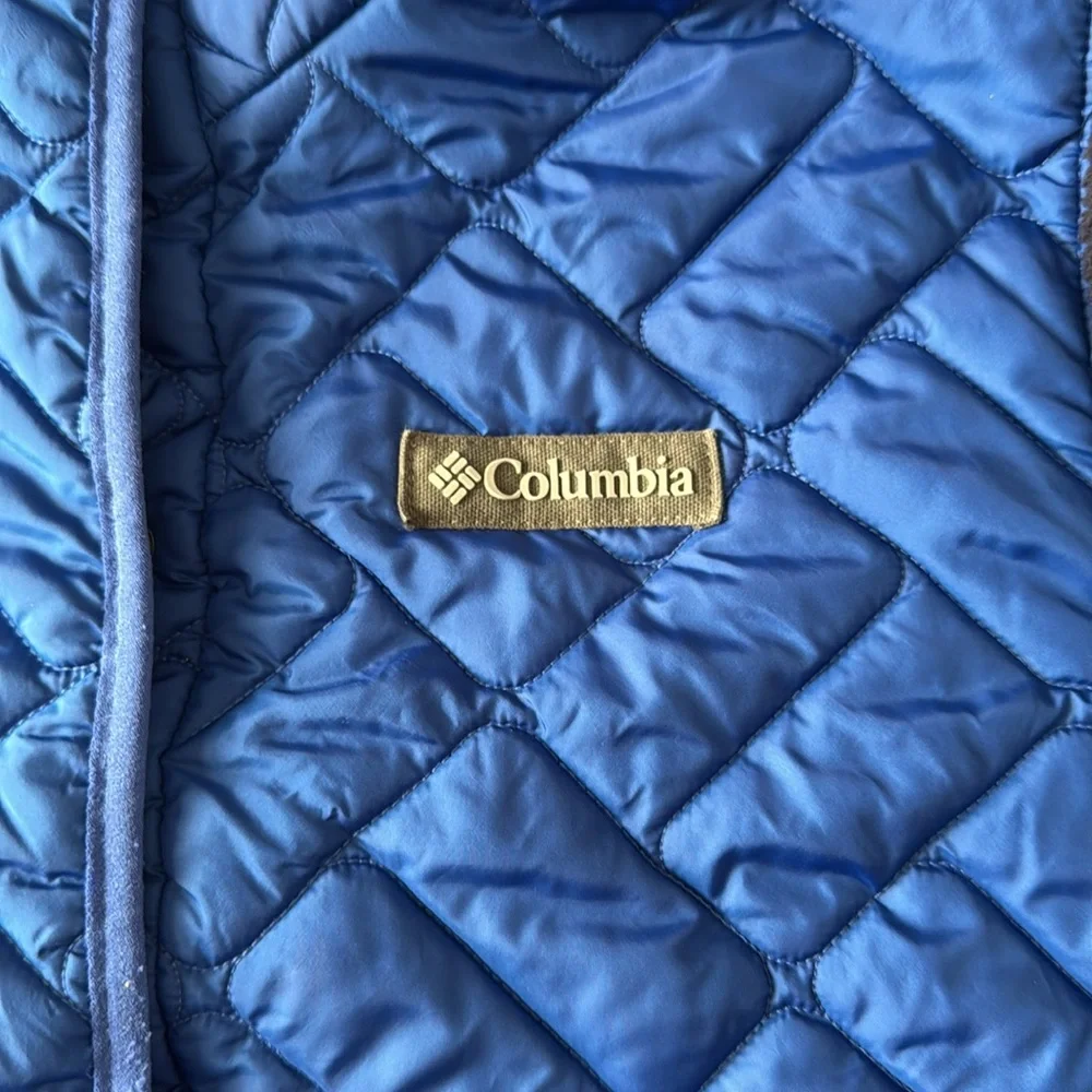Columbia Women's Sweet View Fleece Hooded Pullover Lapis Blue Dark Nocturnal XL! - Picture 6 of 12